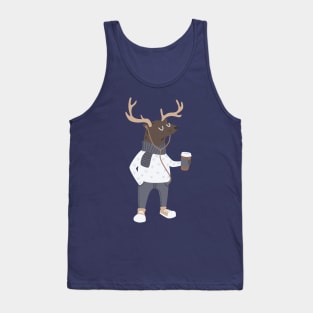 Hipster Deer Tank Top